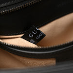 Calfskin Matelasse Small GG Marmont Shoulder Bag Black