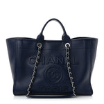 Calfskin Medium Deauville Navy