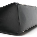 Calfskin Snakeskin GG Supreme Monogram Medium Osiride Top Handle Bag Black