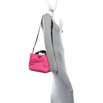 Tessuto Nylon Soft Padded Shopping Tote Fuxia