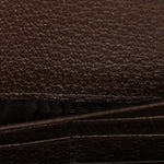 GG Supreme Monogram Textured Dollar Calfskin Blondie Continental Chain Wallet Beige Ebony New Acero