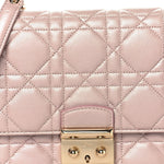 Pearly Lambskin Cannage Miss Dior Promenade Pouch Lotus