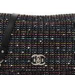 Tweed Small Messenger Flap Navy
