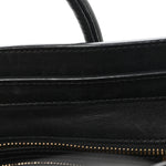 Calfskin Nubuck Suede Micro Tri-Color Luggage Porcelain