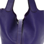 Taurillon Clemence Picotin Lock 26 GM Iris