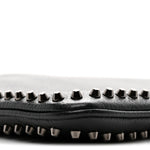 Calfskin Studded Loubiposh Clutch Black