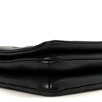 Lambskin Embossed Monogram Pochette Coussin Black