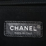 Lambskin Quilted Large Boy Flap Black