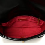 Lambskin Quilted Medium Chanel 19 Flap Black