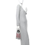 Crystal Wanglock Mini Shopper Silver