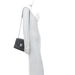 Soft Calfskin My Lockme Chain Bag BB Black
