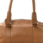 Soft Calf Top Handle Satchel Brown
