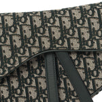 Oblique Saddle Bag Green