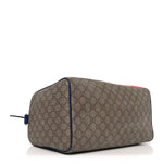 GG Plus Monogram Medium Boston USA Flag Unicef Duffle Blue