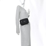 Re-Nylon Saffiano Belt Bag Black