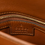 Roxy Calfskin Web Medium Blondie Shoulder Flap Bag Cuir