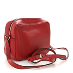 Pebbled Calfskin Small Soho Disco Bag Tabasco Red