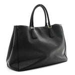 Saffiano Lux Large Tote Black