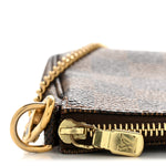 Damier Ebene Complice Trunks and Bags Mini Pochette Accessories Red