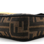 Fabric Jacquard FF 1974 Mini Baguette Tobacco Moro Black