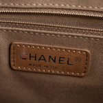 Calfskin Stitched CC Pocket Tote Beige