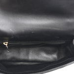 Lambskin Quilted Small Easy Carry Flap Black