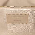 Nubuck Suede Quilted Maxi Icare Shopping Tote Safari Beige