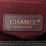 Caviar Quilted Small Coco Handle Flap Black