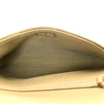 Lambskin Enamel Quilted Coco Hearts Clutch With Chain Light Green