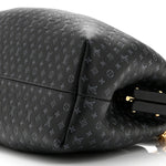 Calfskin Nanogram Embossed Clutch Black