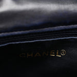 Caviar Quilted CC Drawstring Backpack Navy