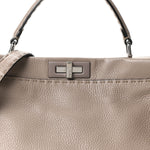 Cuoio Romano Selleria Large Peekaboo Iconic Satchel Corda