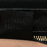 Monogram Matelasse Diagonal Small GG Marmont Shoulder Bag Beige Black