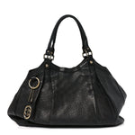 Guccissima Medium Sukey Tote Black