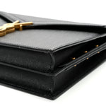 Grain De Poudre Monogram Cassandra Clasp Bag Black Rouge Legion