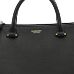 Calfskin Mega Check Small Banwell Tote Black