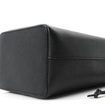 Calfskin Nano Lockme Bucket Black
