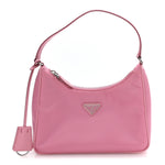 Tessuto Nylon Saffiano Mini Re-Edition 2005 Bag Begonia