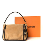 Suede Monogram Express MM Hazelnut
