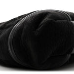 Microsuede Quilted Rodeo Drive Hobo Black