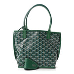 Goyardine Reversible Mini Anjou Green