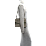 GG Supreme Monogram Snakeskin Medium Dionysus Shoulder Bag Green