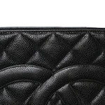Caviar Quilted Medallion Tote Black