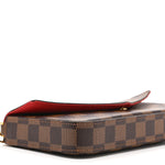 Damier Ebene Pochette Felicie Chain Wallet