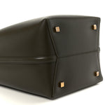 Shiny Calfskin Le 37 Bucket Bag Deep Musk