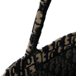 Oblique Large Book Tote Blue Multicolor