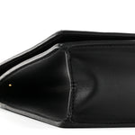 Calfskin DG Logo Flap Crossbody Bag Black