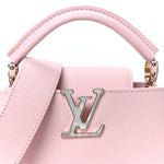 Taurillon Marble Capucines Mini Pink