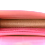 Calfskin Crocodile Embossed La Ceinture Bello Double Tour Belt Bag Pink