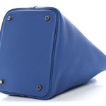 Taurillon Clemence Picotin Lock 22 MM Bleu Frida